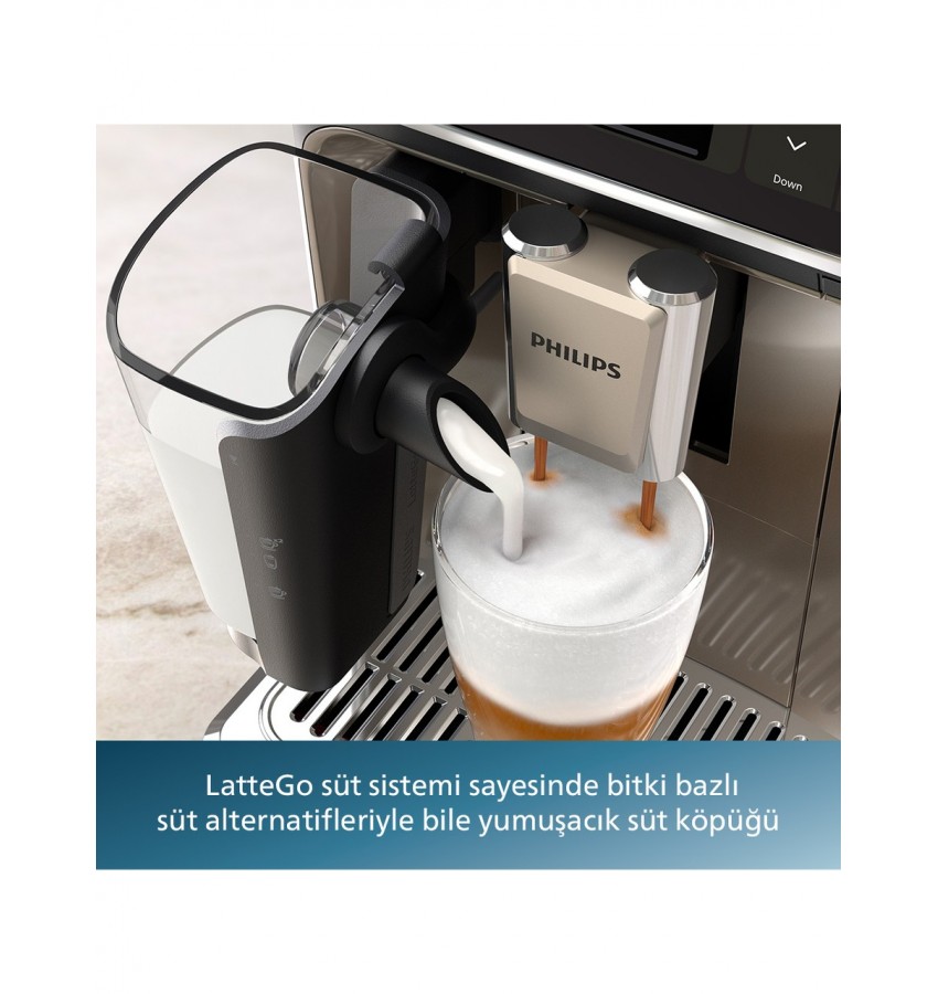 Philips 8000 Serisi Café Aromis Kahve Makinesi, Evde Kafe Kalitesi, 54 farklı içeçek, EP8757/20