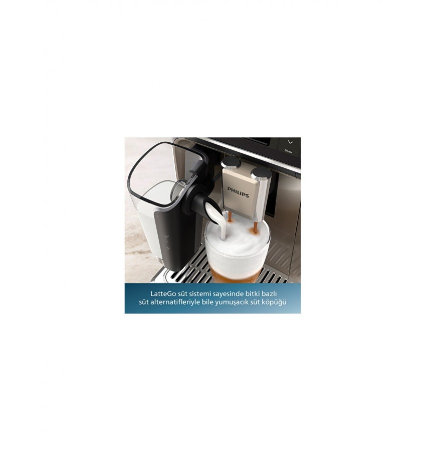 Philips 8000 Serisi Café Aromis Kahve Makinesi, Evde Kafe Kalitesi, 54 farklı içeçek, EP8757/20