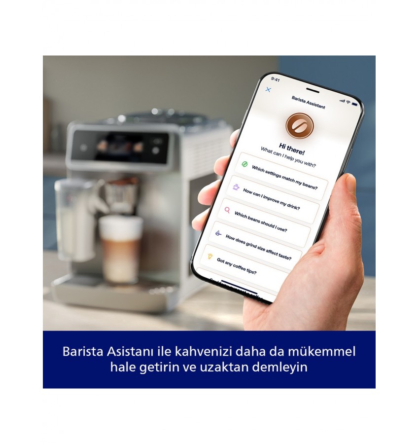 Philips 8000 Serisi Café Aromis Kahve Makinesi, Evde Kafe Kalitesi, 54 farklı içeçek, EP8757/20