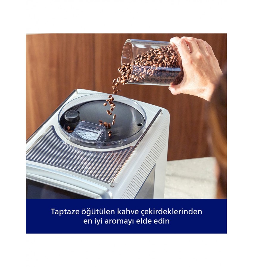 Philips 8000 Serisi Café Aromis Kahve Makinesi, Evde Kafe Kalitesi, 54 farklı içeçek, EP8757/20